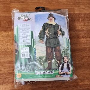 Scarecrow Adult Costume - Green and Brown
